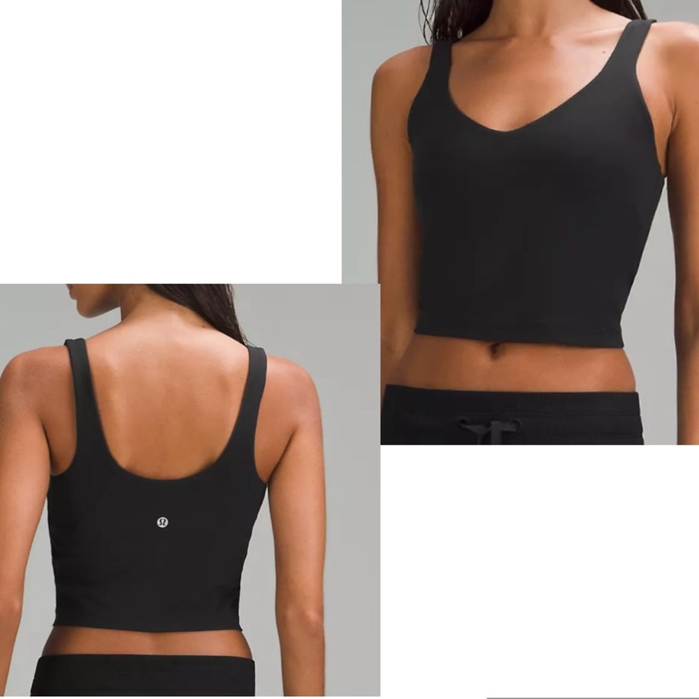 Lululemon Align Women’s‎ Sz 8 Black Light Support A/B Cup Tank Top